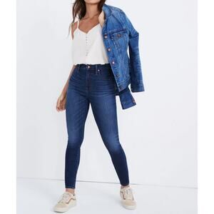 MADEWELL Curvy High-Rise Skinny Jeans in Danny Wash: TENCEL™ Denim // 27